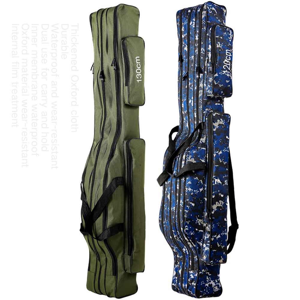 Fishing Equipment Bag - 150/130/120/110 см, 2/3 слоя, большая емкость,