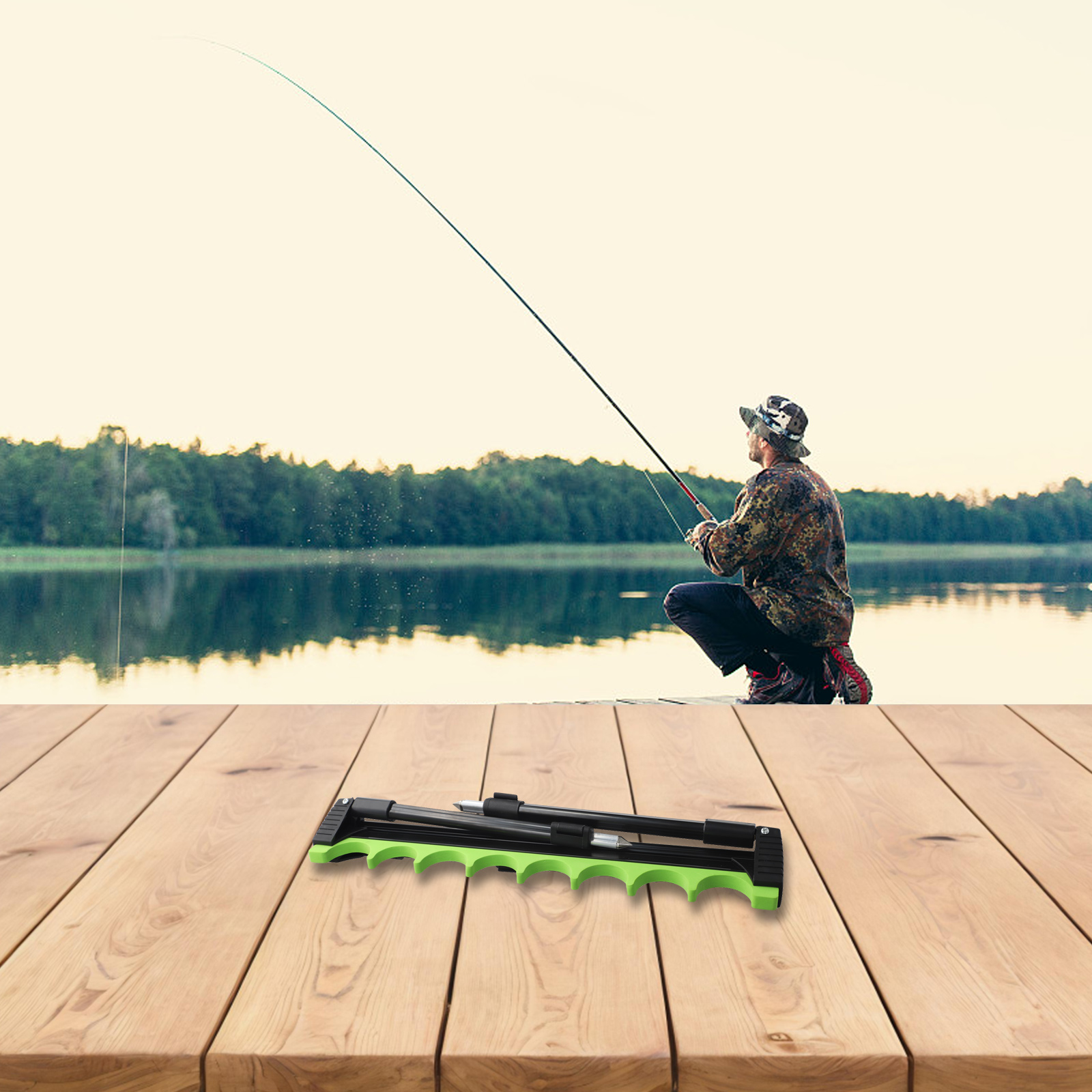 Держатель для 4 удилищ и 8 кат – обзор и цена Fishing Equipment Carp